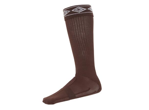 UMBRO City Fotb.Str Brun/Hvit 35-39 Solide strømper - god passform 